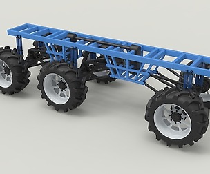 Chassis 6x6 for Mud truck