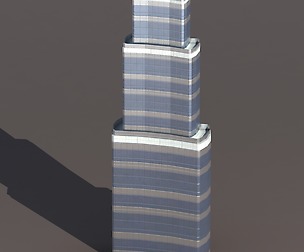 Skyscraper #8 Low Poly 3d Model