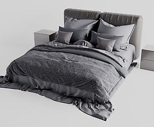 Ditre Italia Flann - Bed