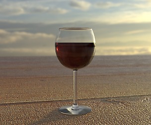 Glass of Red Wine