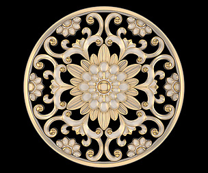 Name: Decorative Wall Rosettes 06