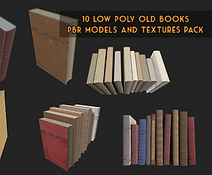 Old Books PBR pack