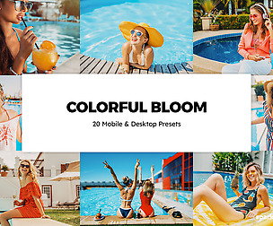 20 Colorful Bloom Lightroom Presets and LUTs