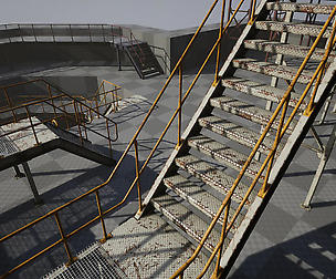 Industrial Catwalks Set