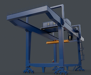 PBR Rail Mounted Gantry Crane RMG V1 - Blue