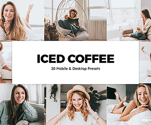 20 Iced Coffee Lightroom Presets and LUTs