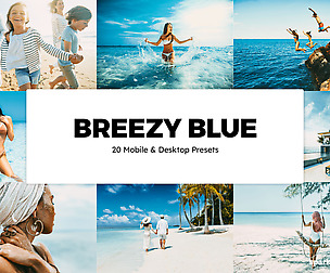 20 Breezy Blue Lightroom Presets and LUTs