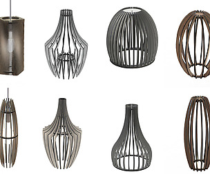 Home decor Laser cut vector lamp files