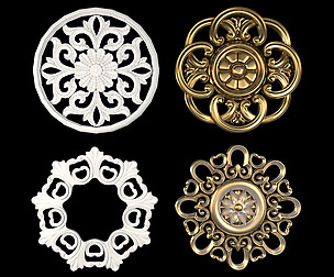 Decorative Wall Rossettes 08