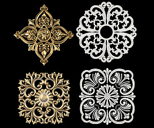 Decorative Wall Rosettes 10