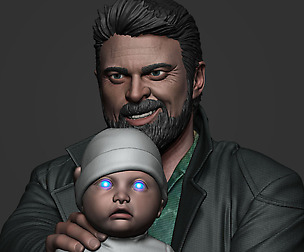 Karl Urban - Butcher and baby