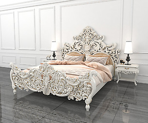 Classic Carved Bed 4