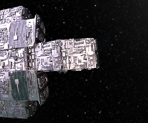 CG Starship - CG Render Scene