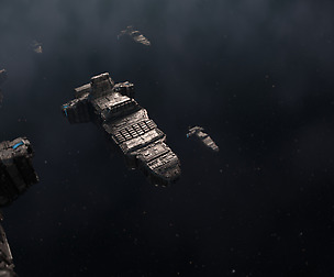 Sarcophagus Starship - CG Render Scene