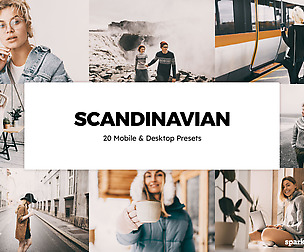 20 Scandinavian Lightroom Presets and LUTs
