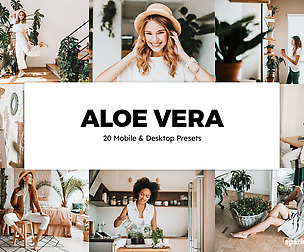 20 Aloe Vera Lightroom Presets and LUTs