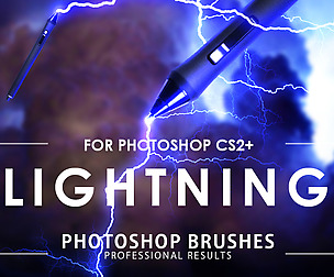 Lightning Photoshop Brushes