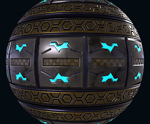 FREE PBR SCI FI Hard surface Material