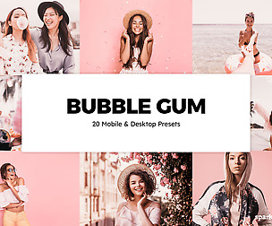 20 Bubble Gum Lightroom Presets and LUTs