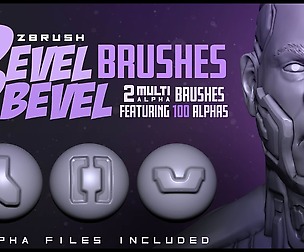 Bevel Bevel Brushes: ZBrush Brushes