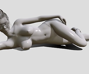 Nude woman printable