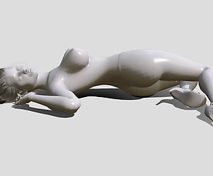 Nude woman printable