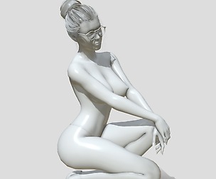 Nude woman printable