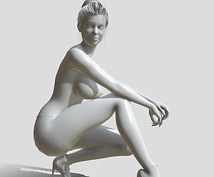 Nude woman printable