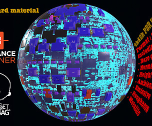 FREE PBR Sci Fi Board material 082