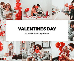 20 Valentines Day Lightroom Presets and LUTs