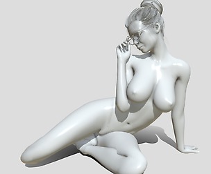 Nude woman printable