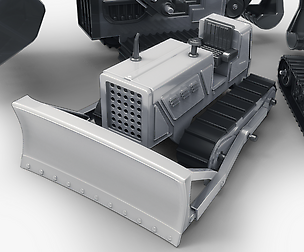 3D Toy Construction Tractors