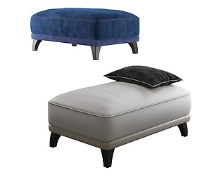 Danetti LEATHER OTTOMAN