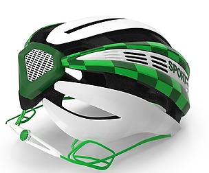 Green Bicycle Helmet