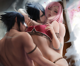 Sasuke x Sakura Hetero pack