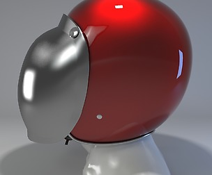 Retro Motorcycle Helmet with face Cover