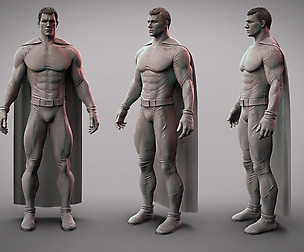 Superhero Male Anatomy (size M)