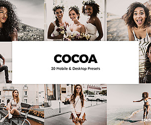 20 Cocoa Lightroom Presets and LUTs