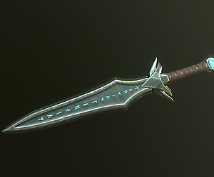 Sword Low-poly 3D model