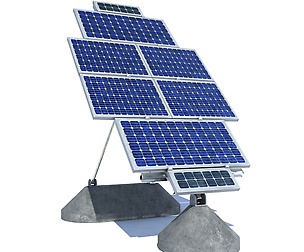 Solar Panel Farm High Detaile