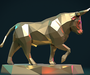 Bull sculpture