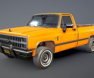 Chevrolet C10 1982 Orange