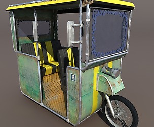 Old rickshaw