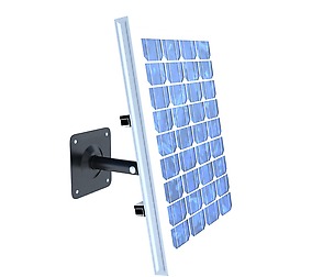 Wall Mount Solar Panel High Detaile