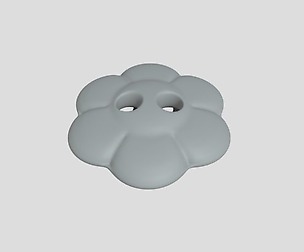 Sewing Button 009 - Flower 15mm 2 Holes