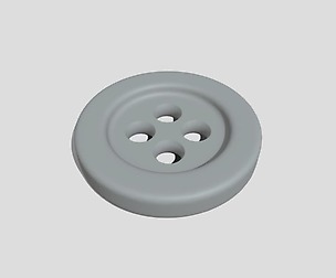 Sewing Button 003 - 1,5cm 4 Holes 2mm