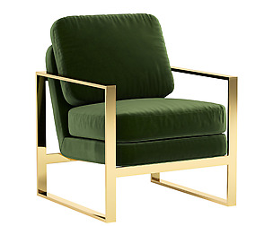 Modern glam armchair