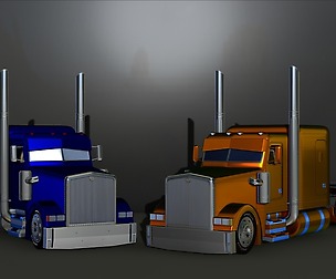 American truck custom File STL for 3D Printer