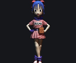 Bulma 1986 / Dragon Ball Fanart