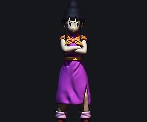 Chi-Chi Maeda style 1989 / Dragon Ball Z / Fanart